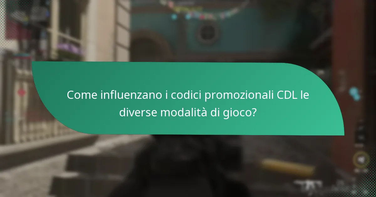Quali operatori speciali possono essere sbloccati con i codici promozionali CDL?