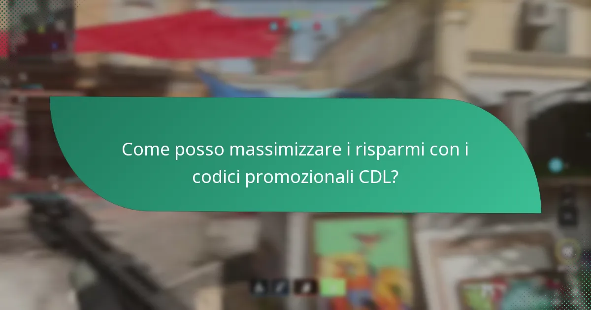 Come posso richiedere i codici promozionali esclusivi CDL?