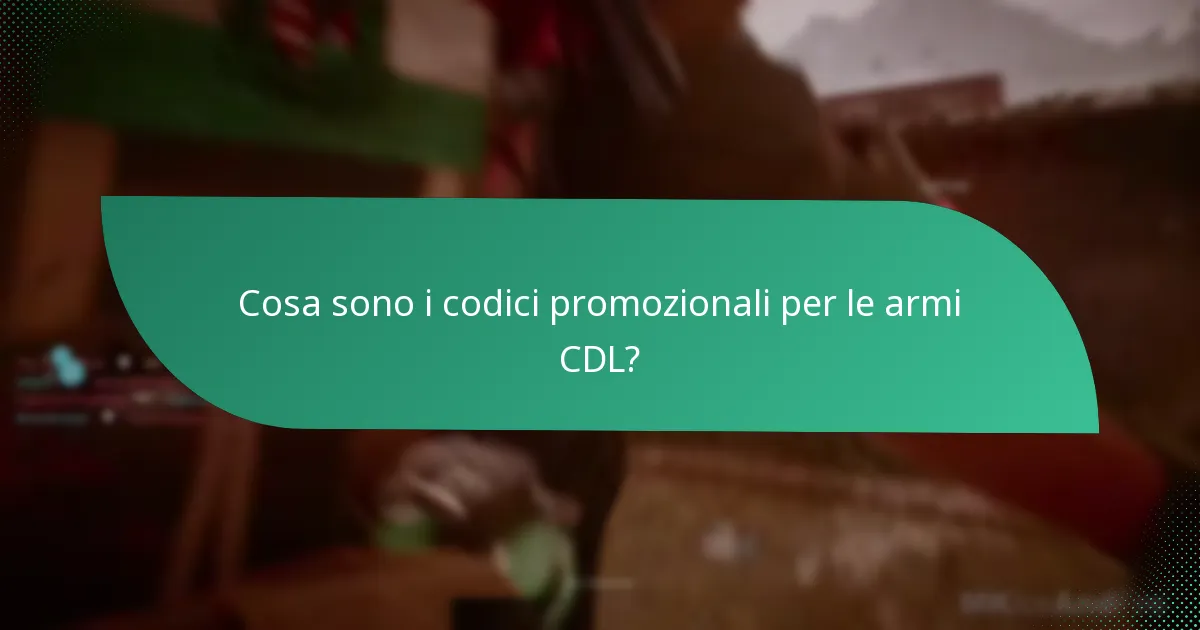 Quali skin per armi sono disponibili tramite i codici promozionali CDL?