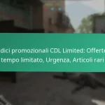 Codici promozionali stagionali CDL: Temi festivi, Specifici per eventi, Limitati nel tempo