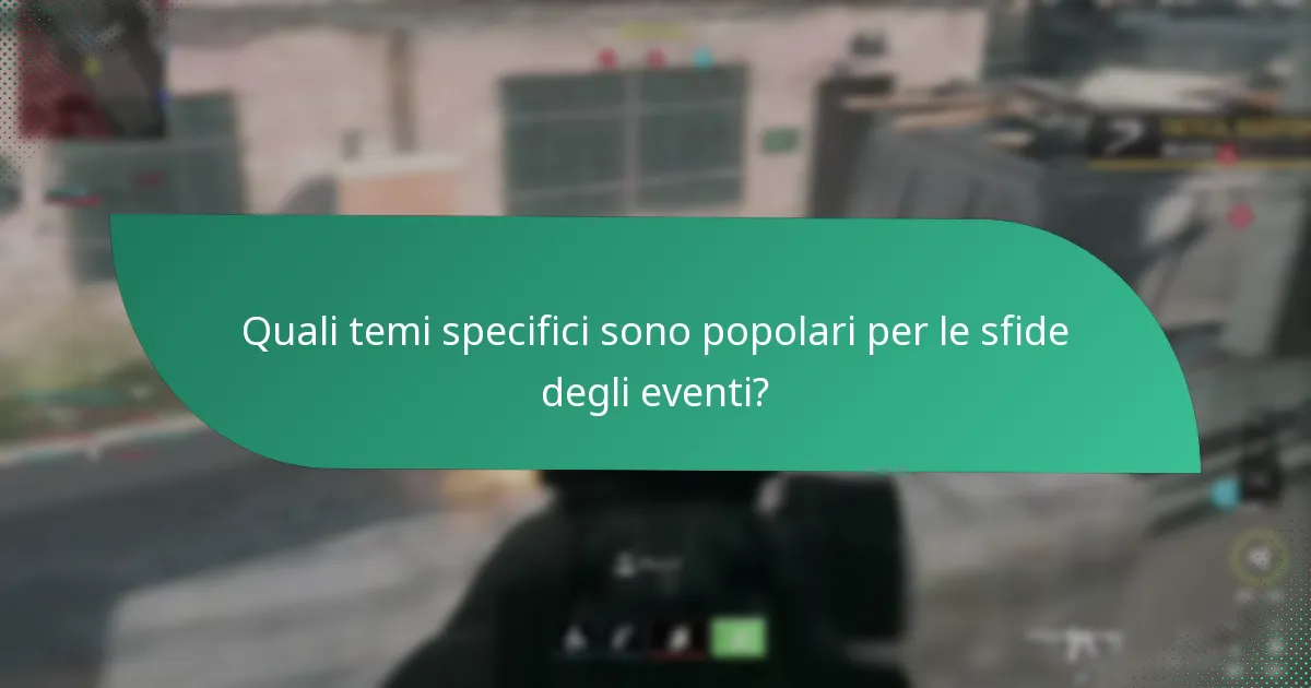 Quali sono i passaggi per partecipare alle sfide degli eventi per premi a tema?